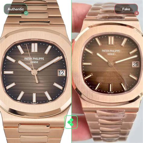 patek philippe nautilus replica vs real|More.